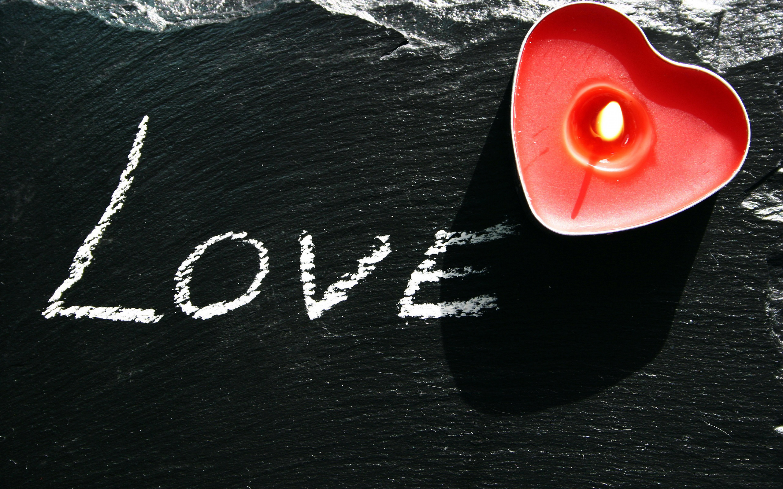 Sweet Love Heart Wallpaper - Candle Love Hd - 2560x1600 Wallpaper -  