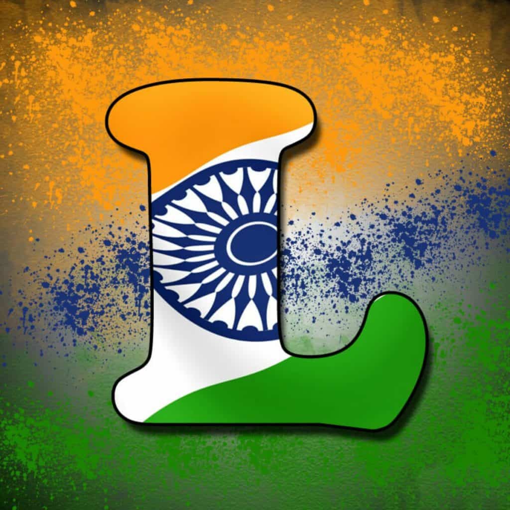 N Letter Indian Flag - HD Wallpaper 