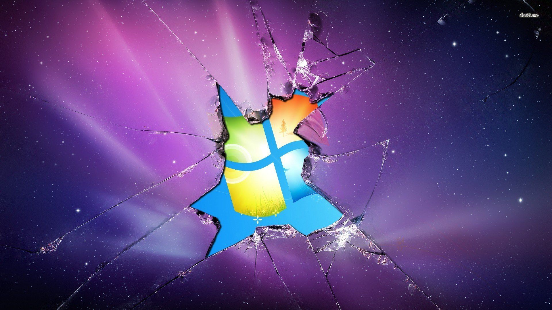 Cracked Screen Wallpaper Creeper - Broken Screen Wallpapers Windows 7 - HD Wallpaper 