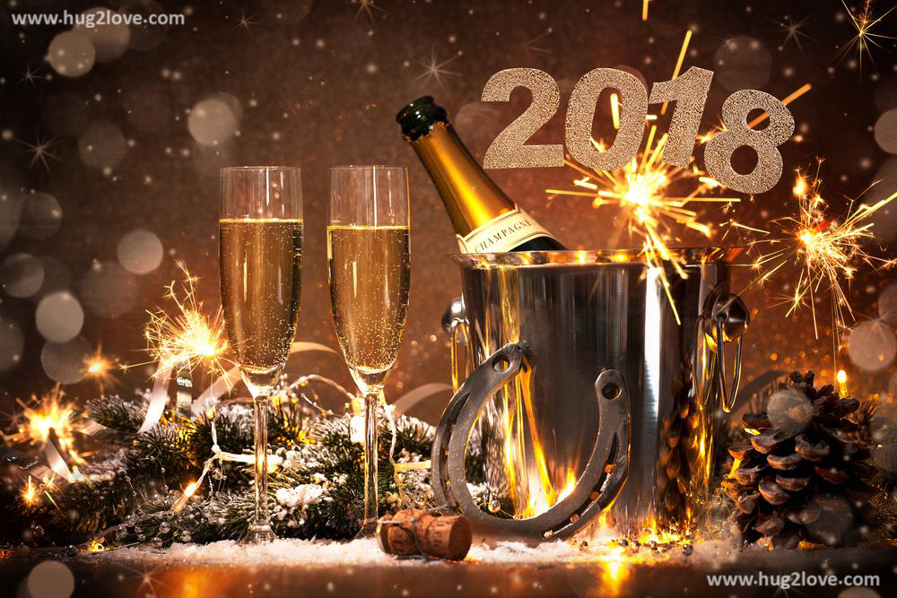 Cheers Happy New Year 2018 Wallpaper Desktop - Toronto New Years Eve 2018 - HD Wallpaper 