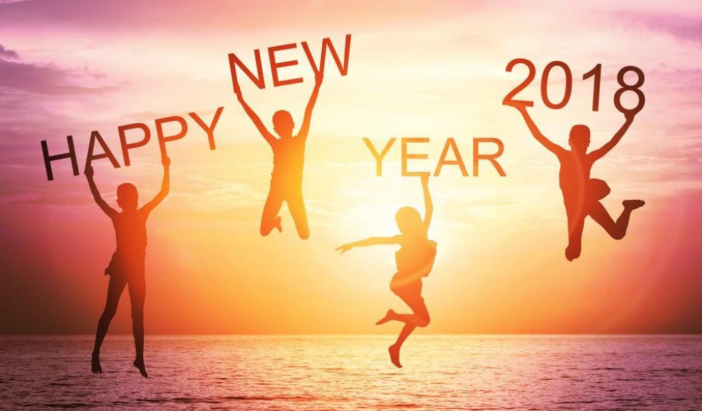 Happy New Year 2018 Wishing - HD Wallpaper 