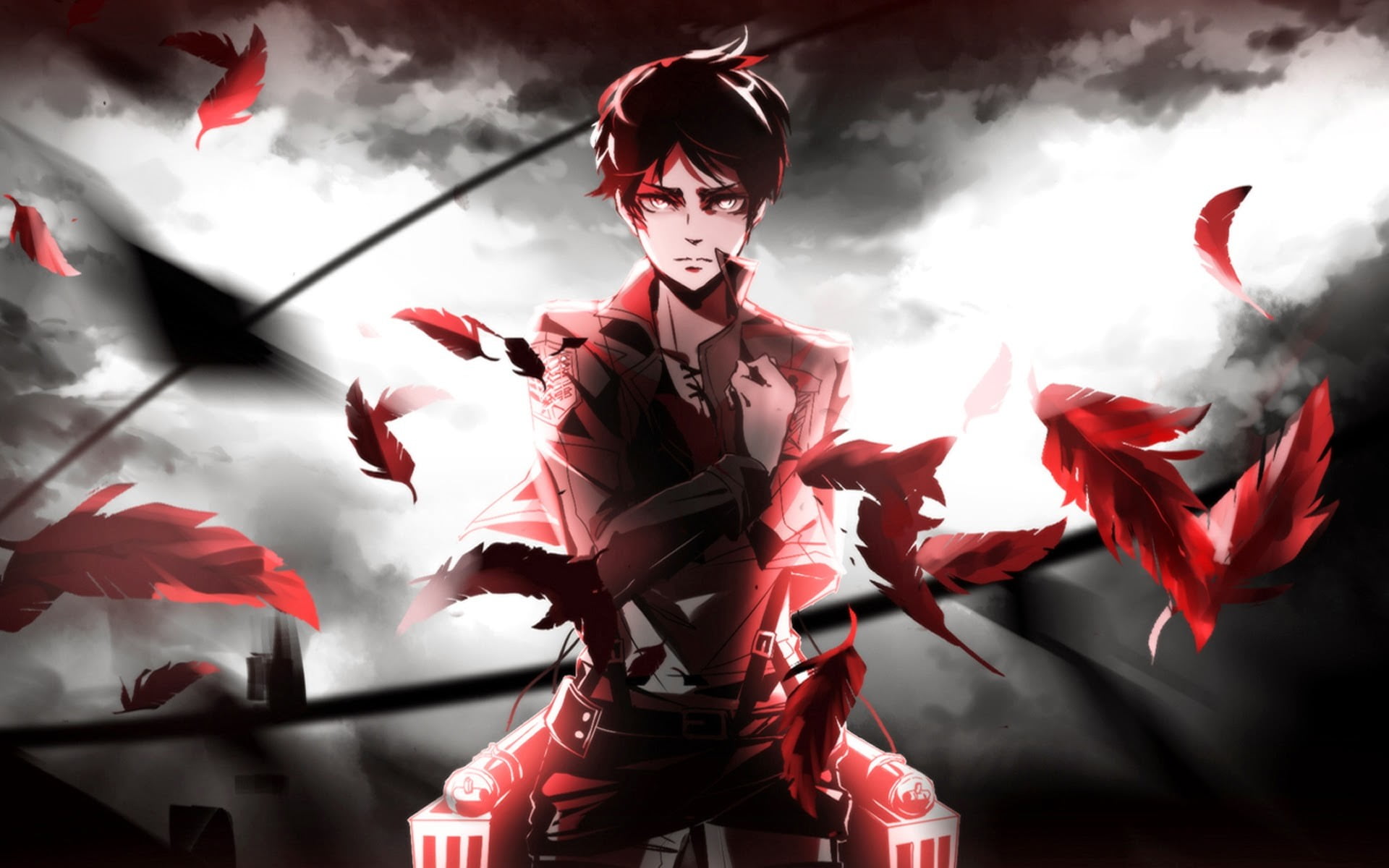 Attack On Titan Wallpaper Eren - HD Wallpaper 