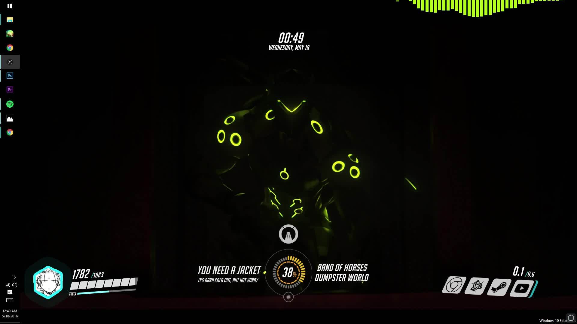 Genji Rainmeter - HD Wallpaper 