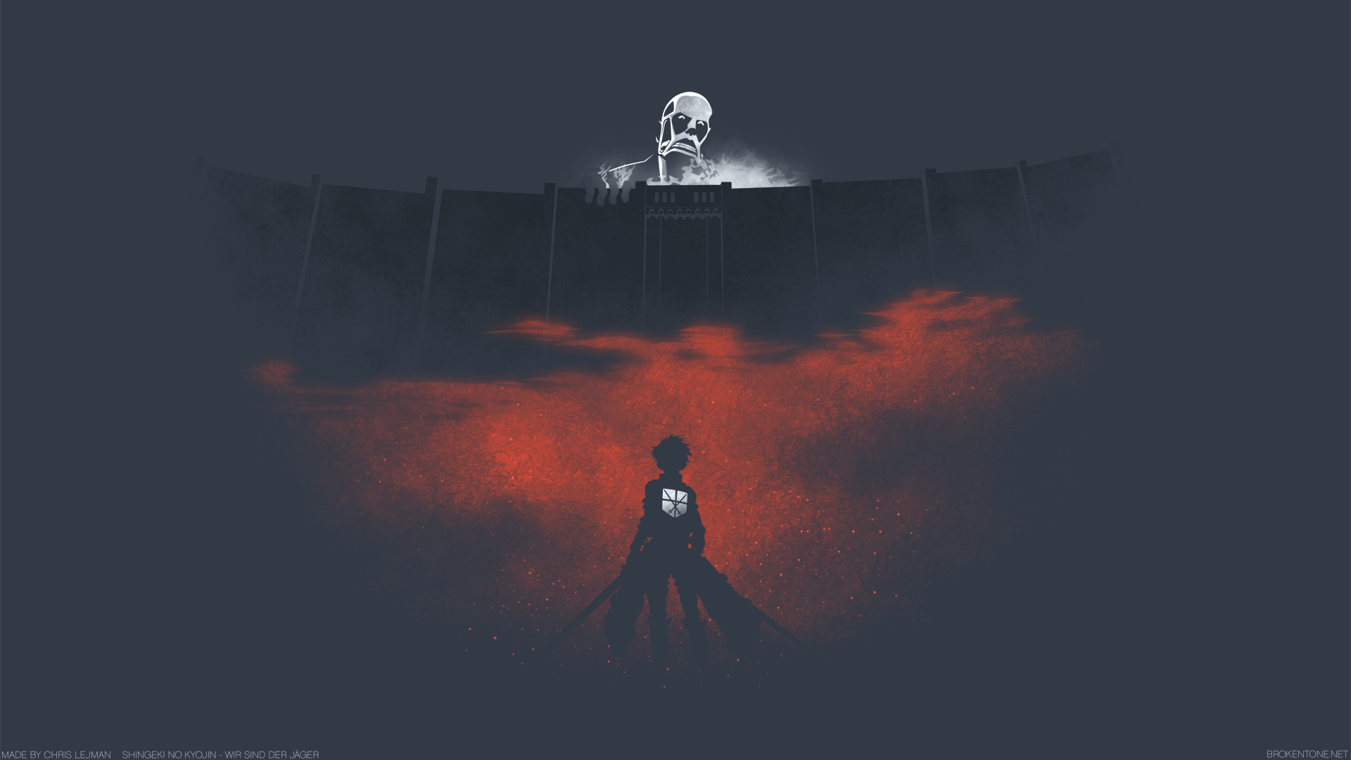 G, Shingeki No Kyojin, Eren Yeager, Bertolt Hoover - Attack On Titan Wallpaper Simple - HD Wallpaper 