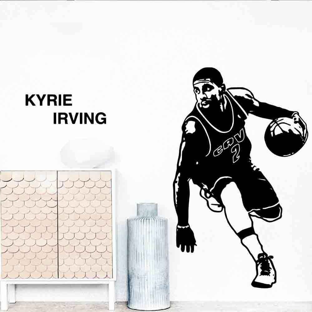 Cavaliers Kyrie Irving Home Decor Vinyl Wall Stickers - Stiker Kyrie Irveing - HD Wallpaper 
