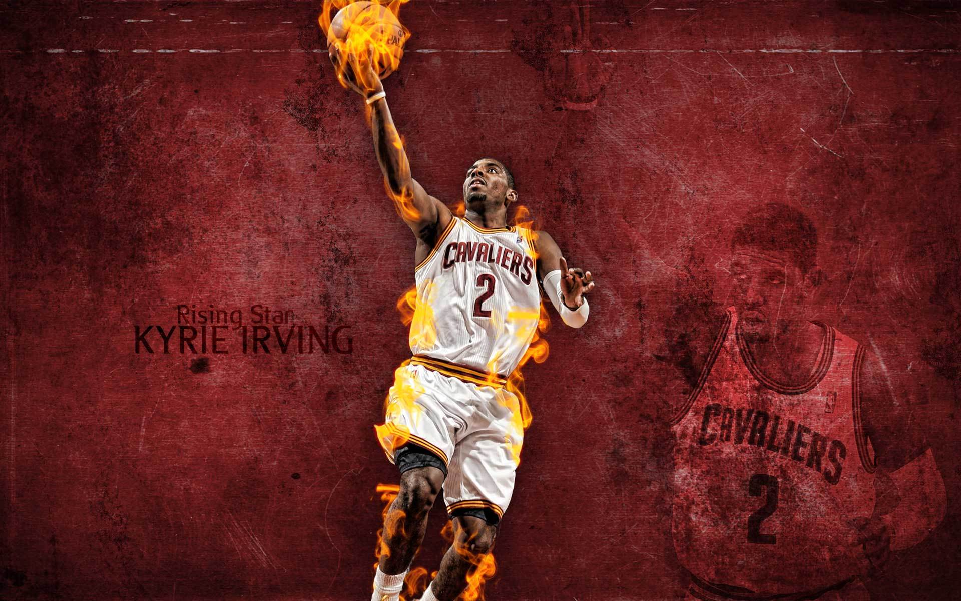 Kyrie Irving Wallpapers Wallpup - Kyrie Irving Wallpaper Lay Up - HD Wallpaper 