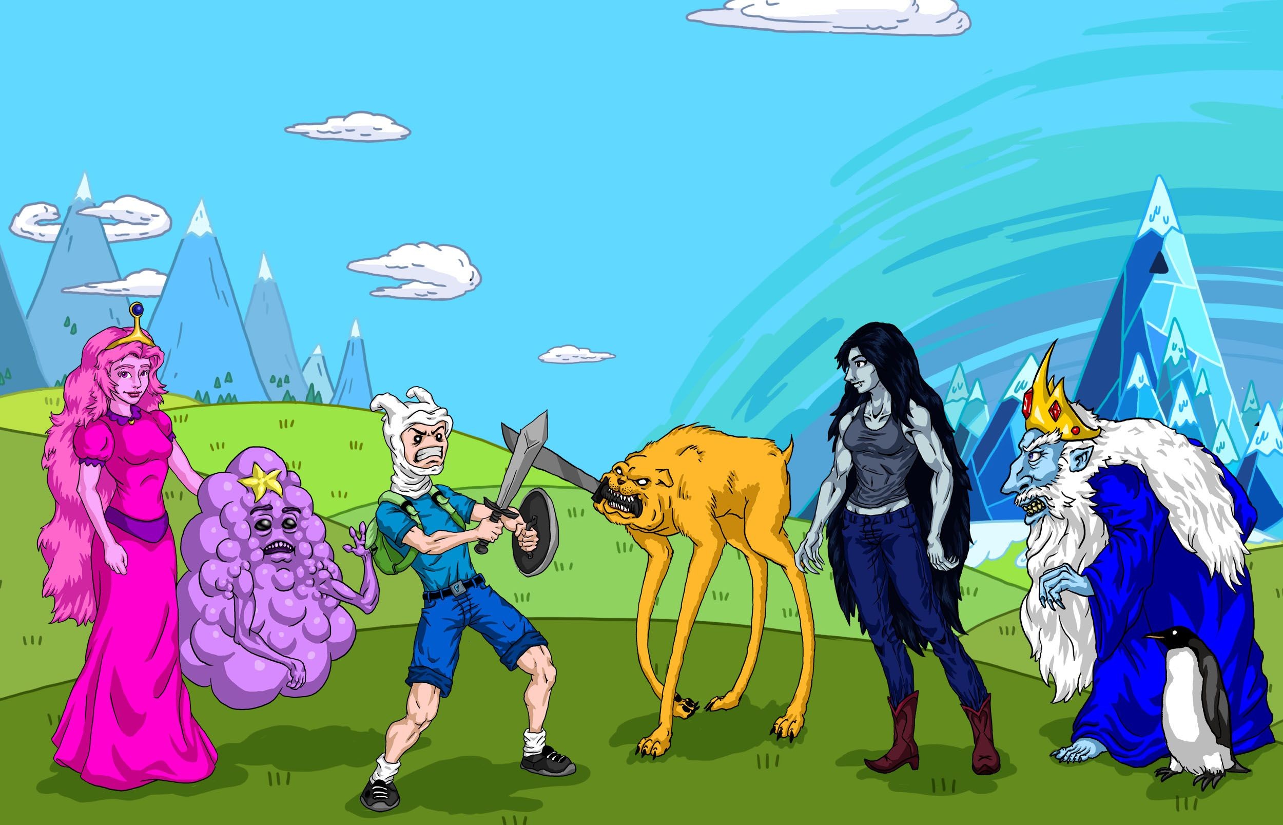 Adventure Time Wallpaper Cell Phone - Adventure Time Wallpaper 4k -  2500x1607 Wallpaper 