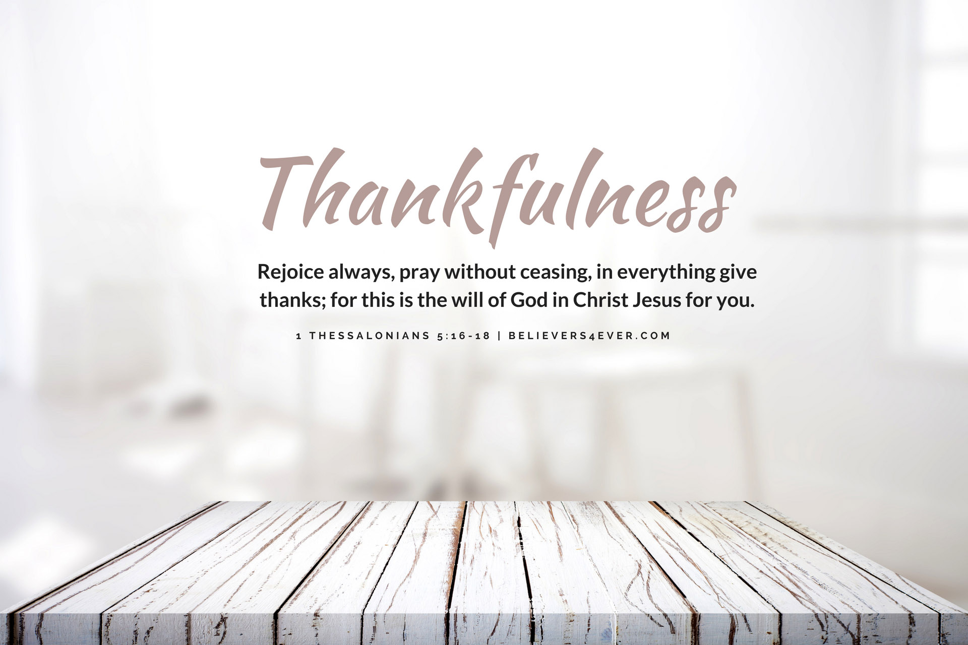 Thankfulness - 1 Thessalonians 5 16 18 Desktop - 1920x1280 Wallpaper