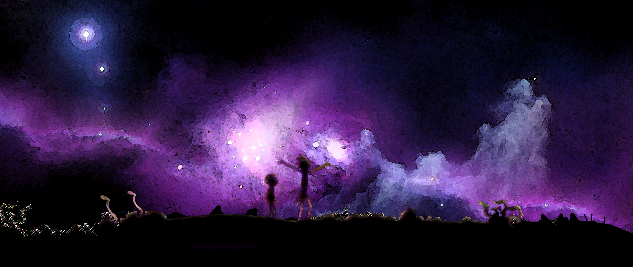 A Rick And Morty Wallpaper - Galaxy Hd - 2560x1080 Wallpaper A Rick And Morty Wallpaper - Galaxy Hd - 2560x1080 Wallpaper