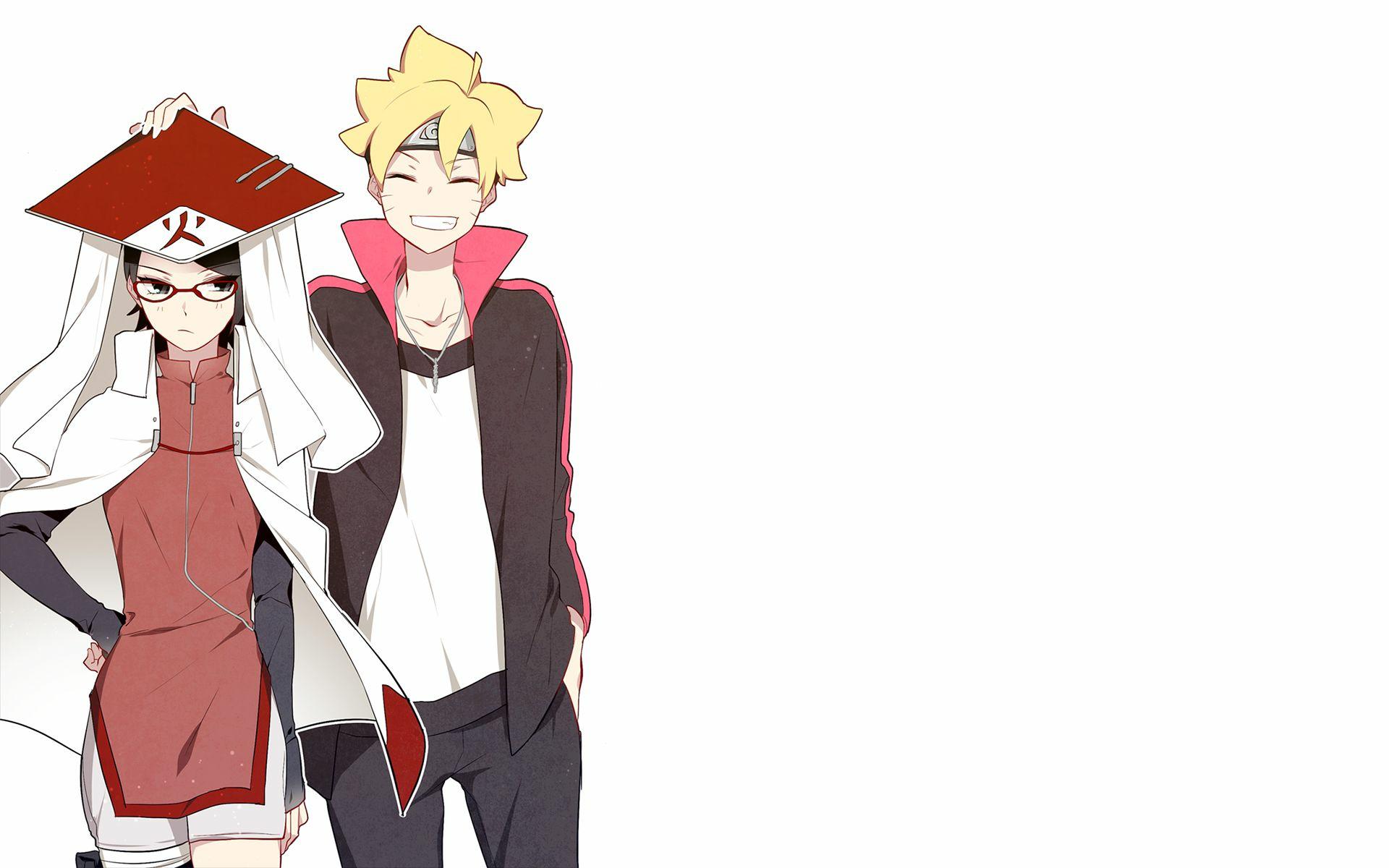 Boruto X Sarada - HD Wallpaper 