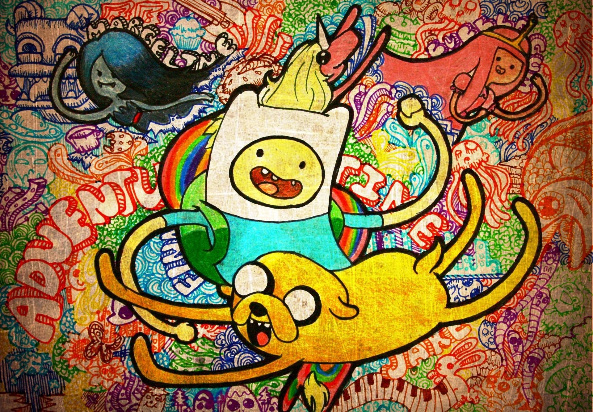 1920x1335, Hd Wallpaper - Adventure Time Trippy - HD Wallpaper 
