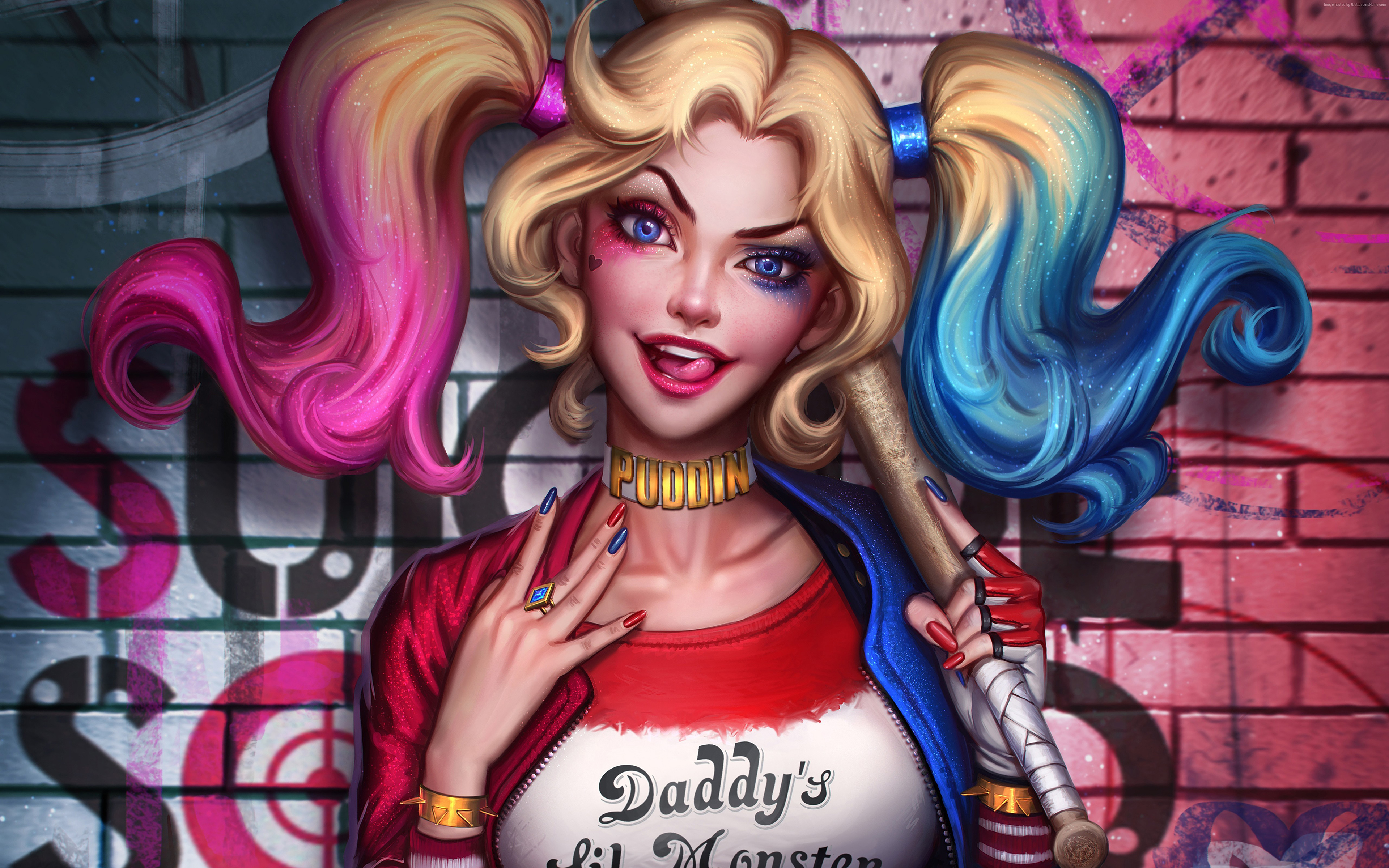Awesome Harley Quinn 5k About Wallpaper Hd With Harley - Harley Quinn - HD Wallpaper 