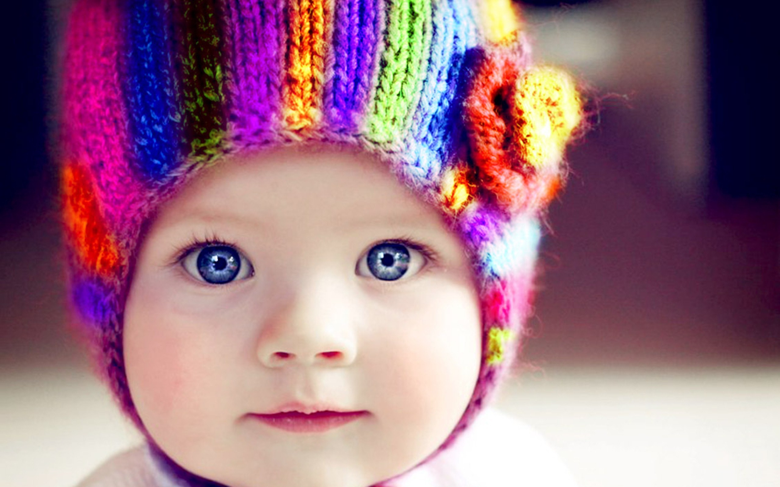Baby With Rainbow Eyes - HD Wallpaper 