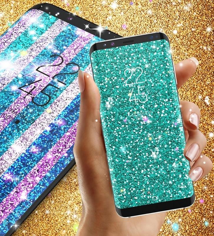 Glitter Live Wallpaper - 3d Glitter Wallpapers For Android - HD Wallpaper 