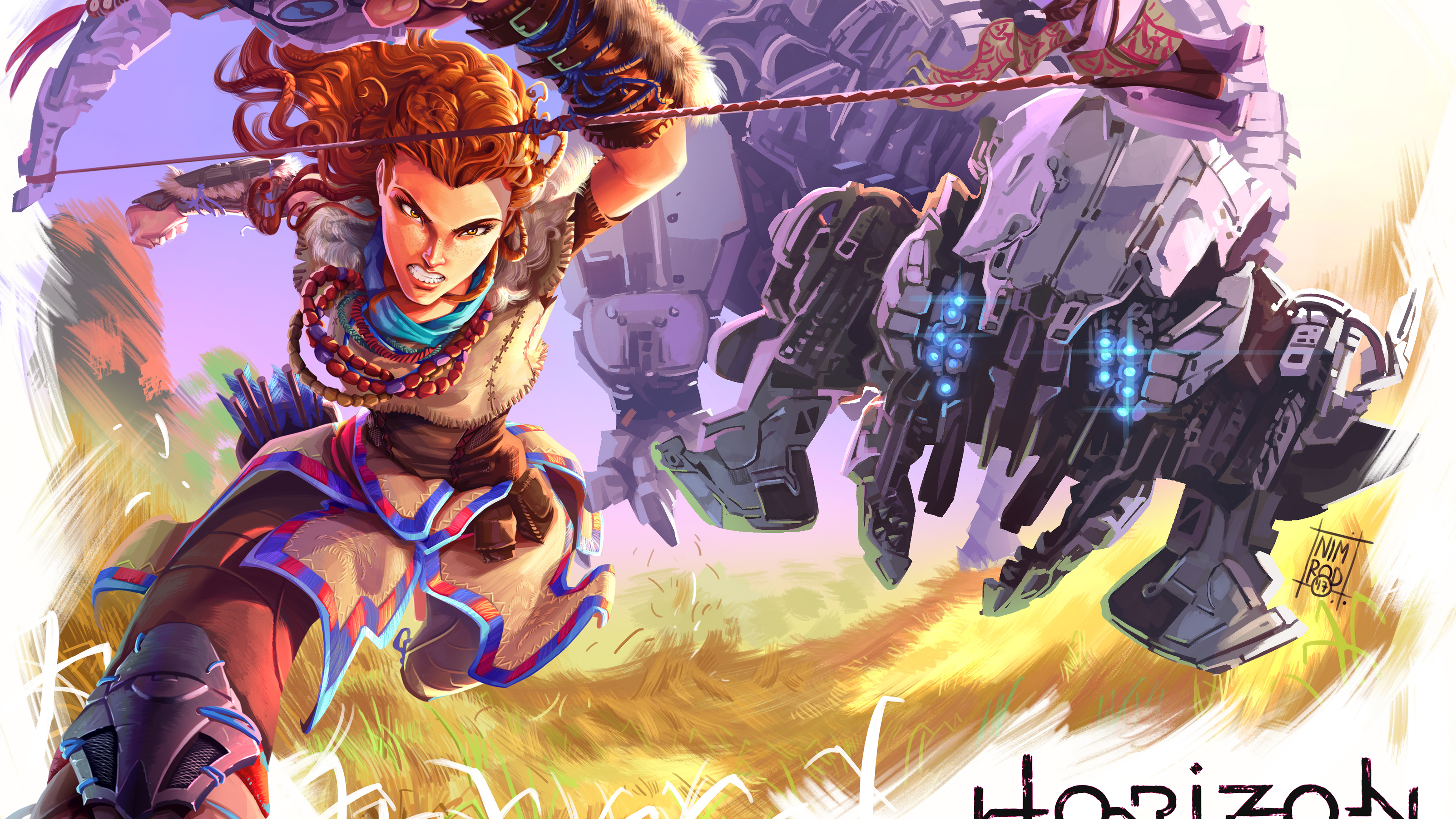 Horizon Zero Dawn Fan Art - HD Wallpaper 