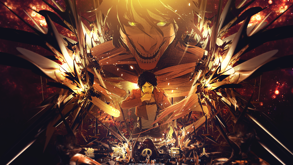 View Media - Shingeki No Kyojin Wallpaper Eren - HD Wallpaper 