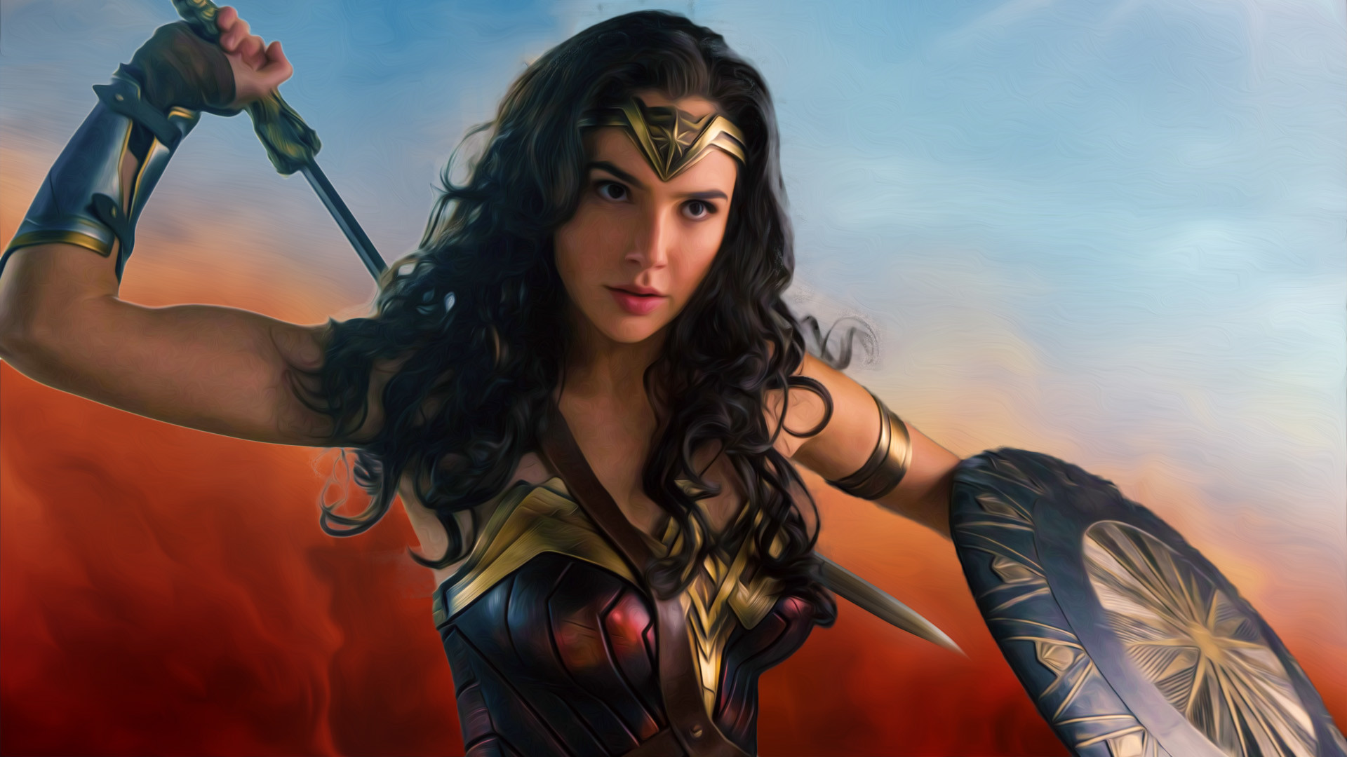 Fan Madewonder Woman Wallpaper 
 Data Src Free Download - Wonder Woman - HD Wallpaper 