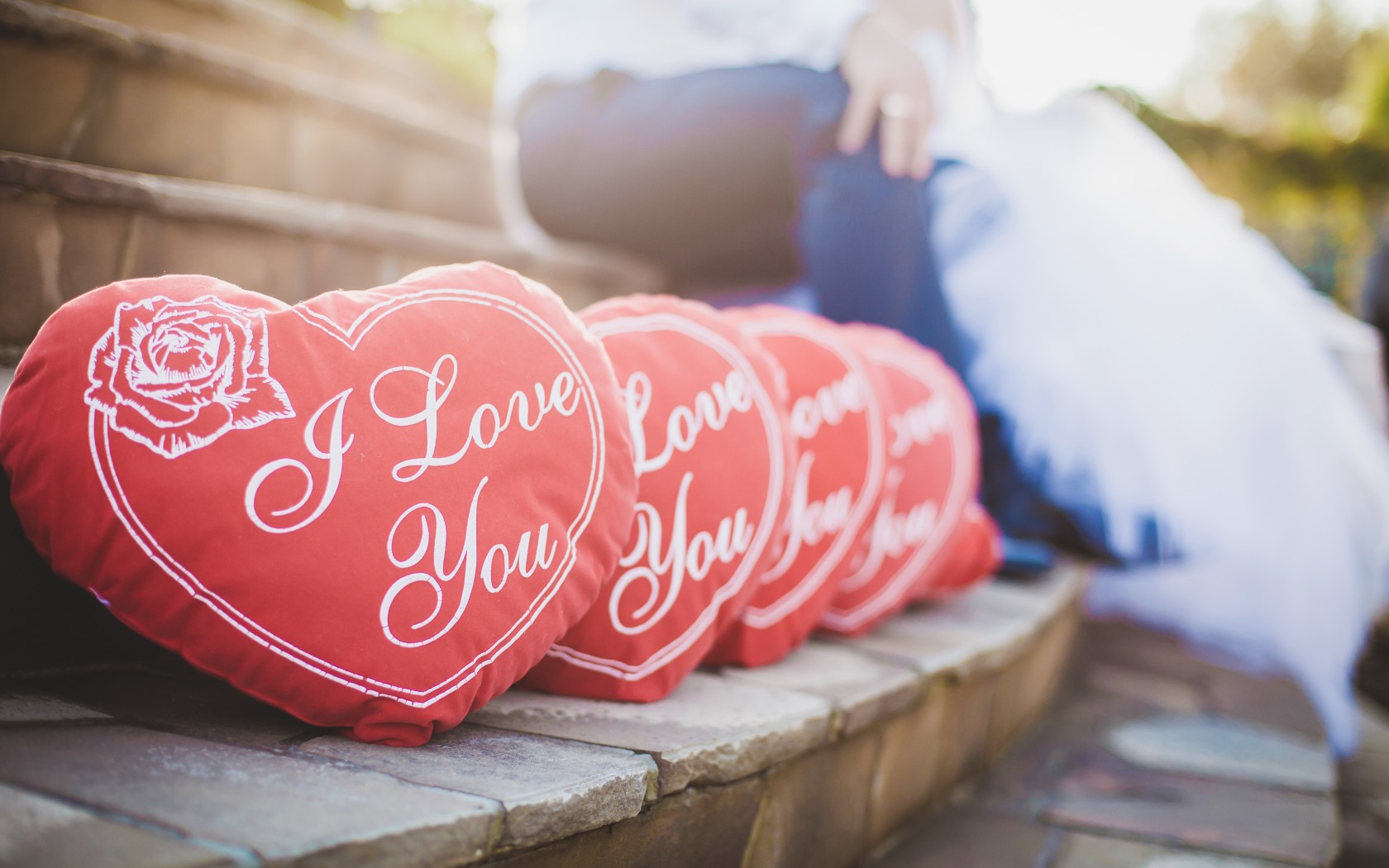 Romantic Sweet Love Heart And Couple - Sweet Love Wallpaper Hart Img - HD Wallpaper 