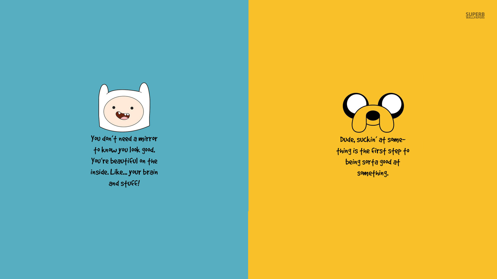 Adventure Time - Quotes Adventure Time - 1600x900 Wallpaper 