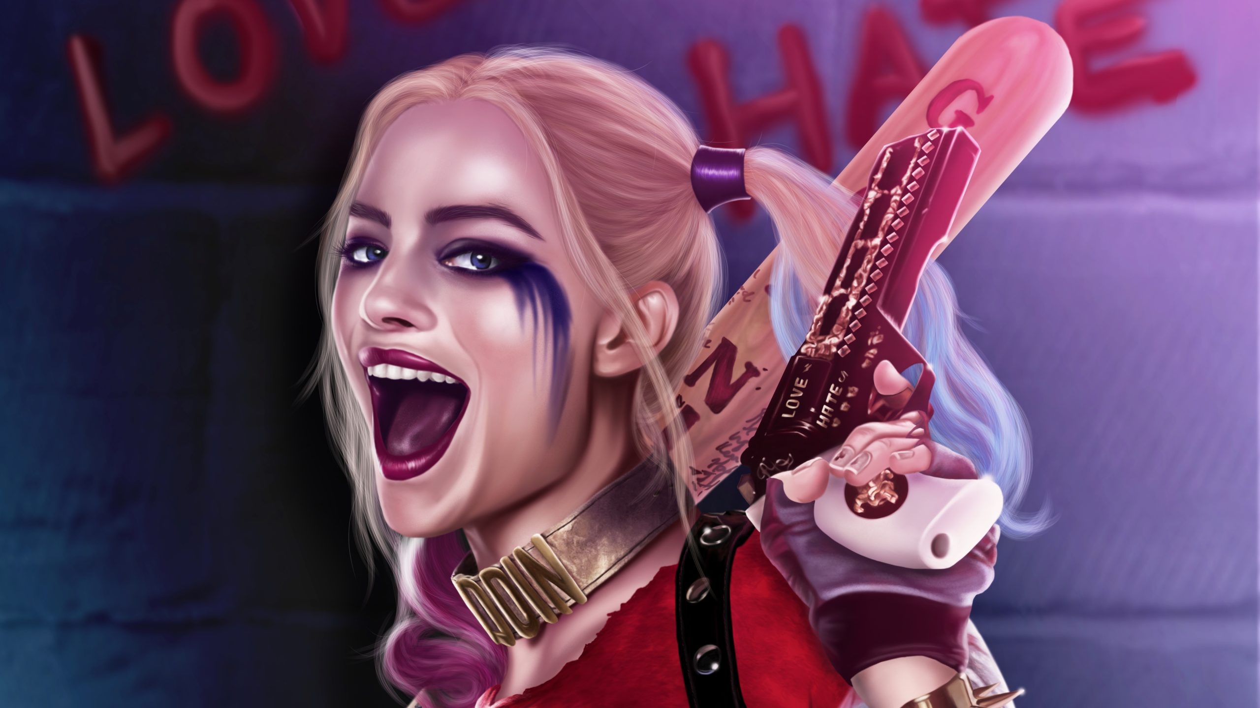 Wide Harley Quinn 5k For Desktop Wallpapers With Harley - Harley Quinn - HD Wallpaper 