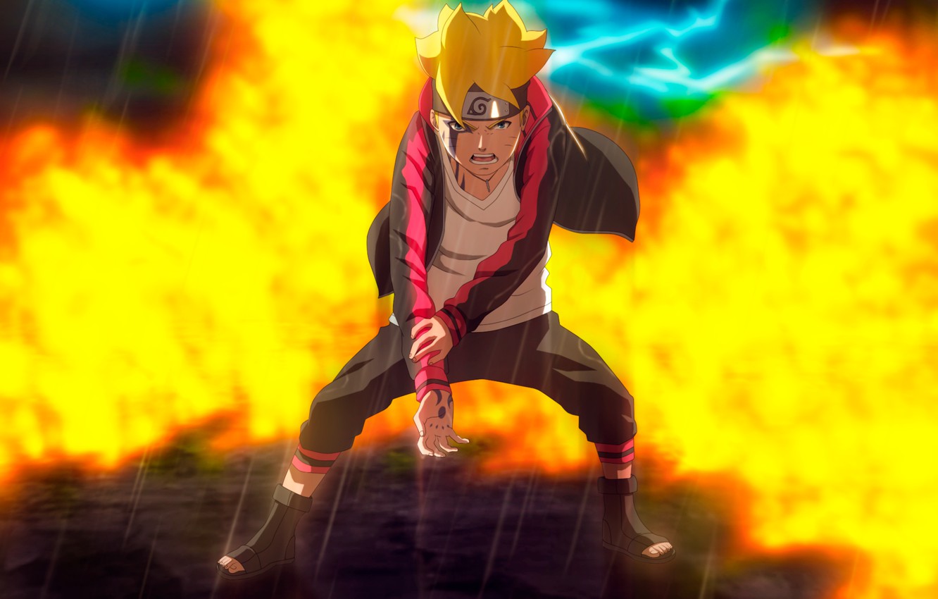 Photo Wallpaper Power, Boy, Naruto, Stand, Boruto - Boruto: Naruto Next Generations - HD Wallpaper 