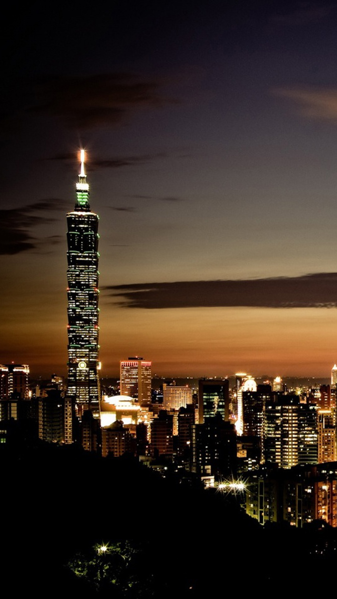 Taipei City Hd Wallpaper Iphone - Taipei 101 - HD Wallpaper 
