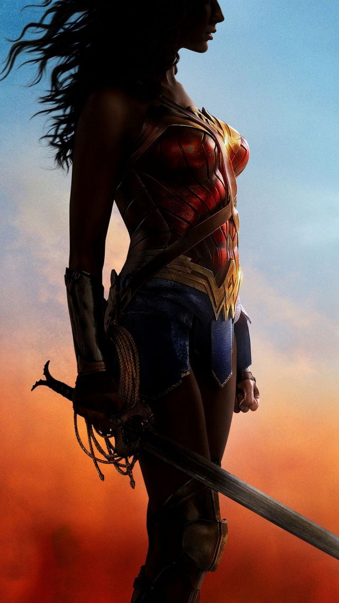 Wonder Woman Wallpaper 4k For Mobile - HD Wallpaper 