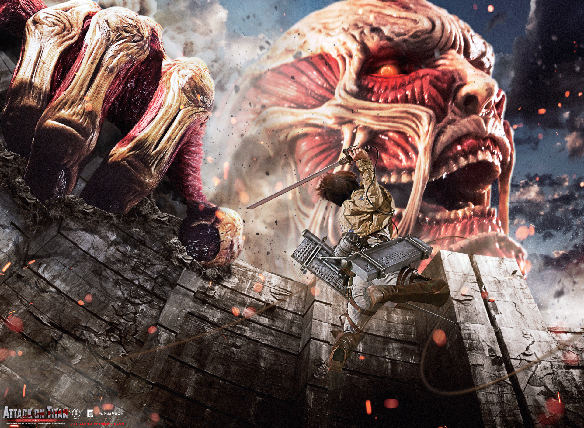 Attack On Titan Live Action - HD Wallpaper 