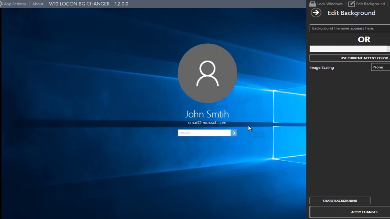 Windows 10 Computer Login Screen - HD Wallpaper 