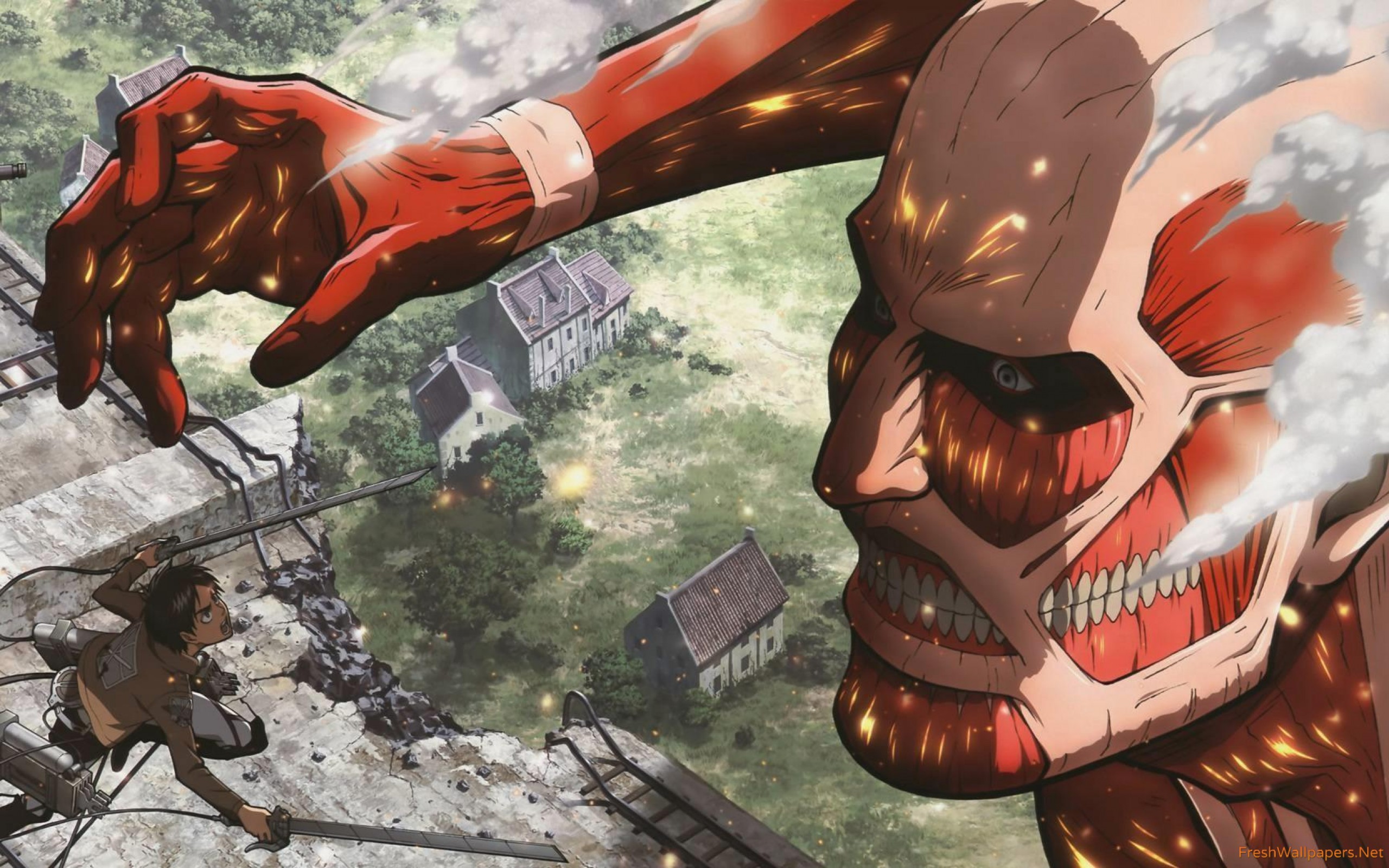 Attack On Titan - HD Wallpaper 