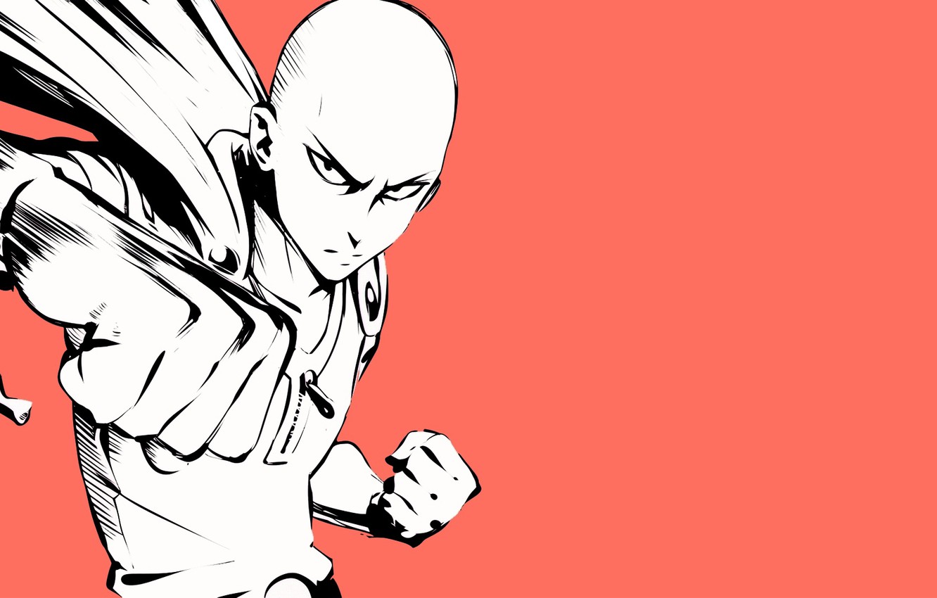 Photo Wallpaper Art, Punch, Saitama, One Punch Man - Saitama Vs Izayoi Sakamaki - HD Wallpaper 