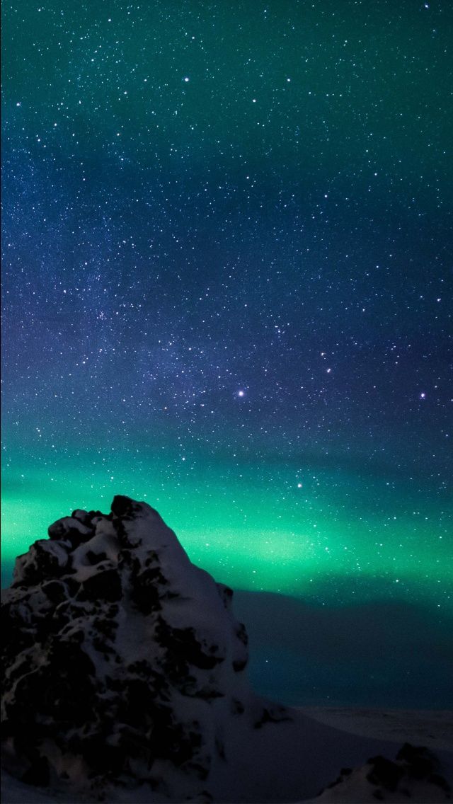 How To Change Whatsapp Chat Wallpaper On Iphone - Northern Lights Iphone X - HD Wallpaper 