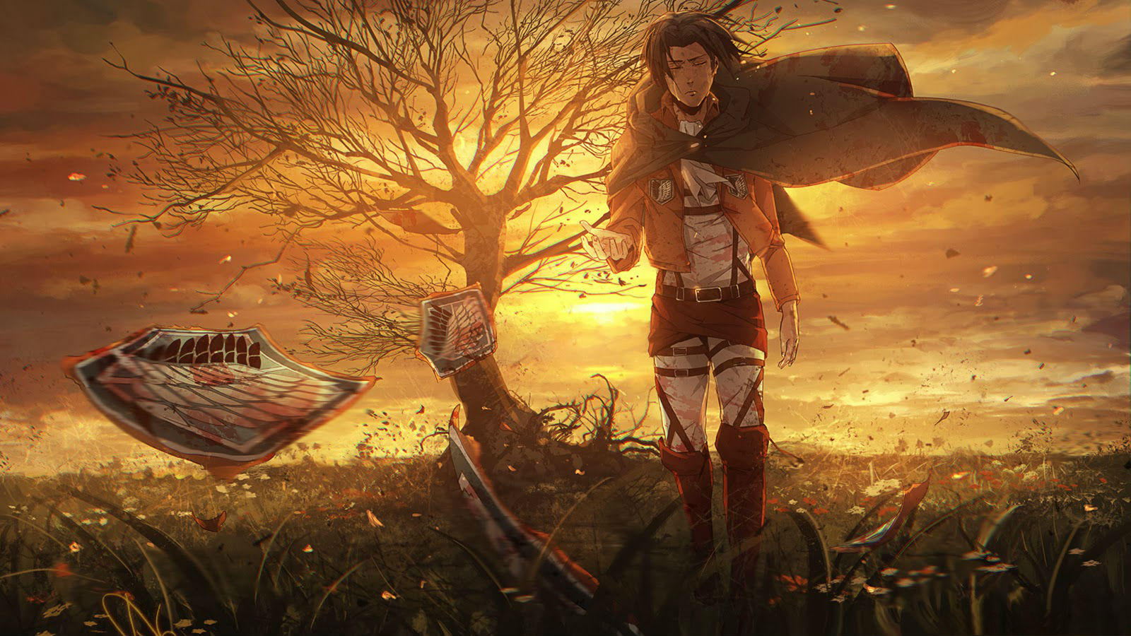 Attack On Titan Wallpaper - Shingeki No Kyojin Wallpaper Scouting Legion - HD Wallpaper 