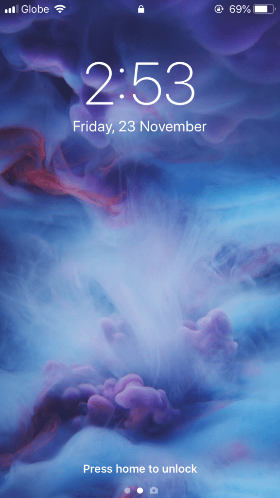 Live Wallpaper On Lock Screen - Iphone X Lock Screen Icons - HD Wallpaper 