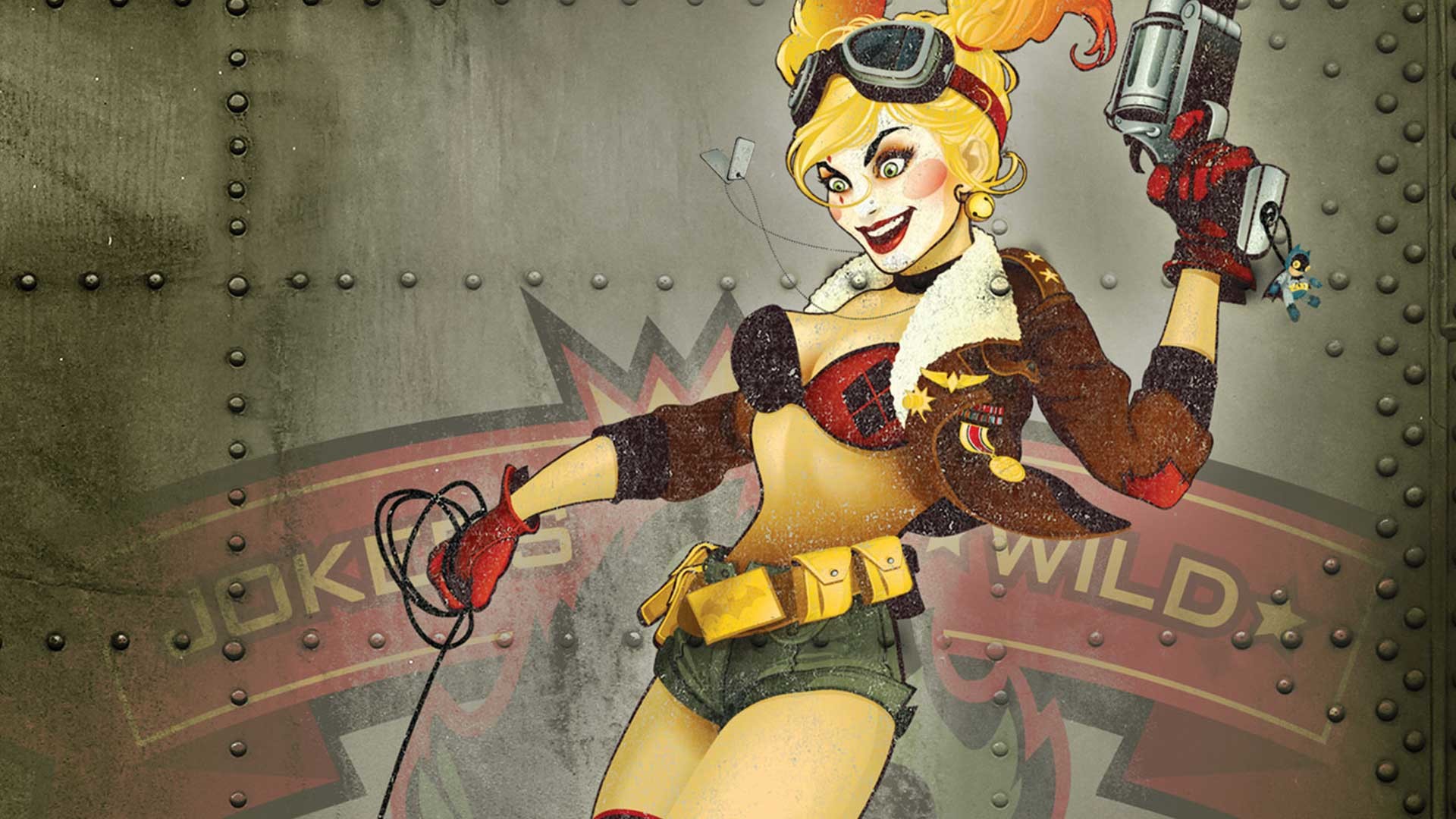 1920x1080, 
 Data Id 75718 
 Data Src /walls/full/2/9/5/75718 - Bombshell Harley Quinn Poster - HD Wallpaper 