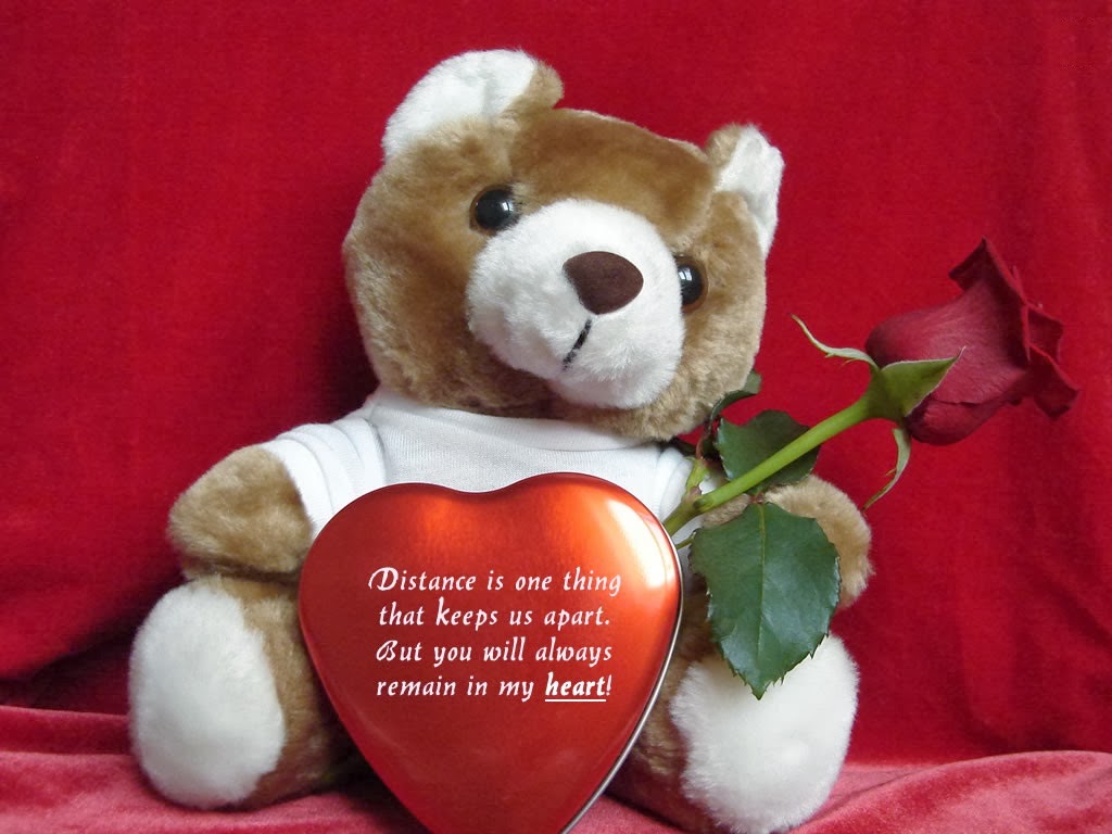 Teddy Bear Love Heart Image - Teddy Bear Messages For Girlfriend - HD Wallpaper 