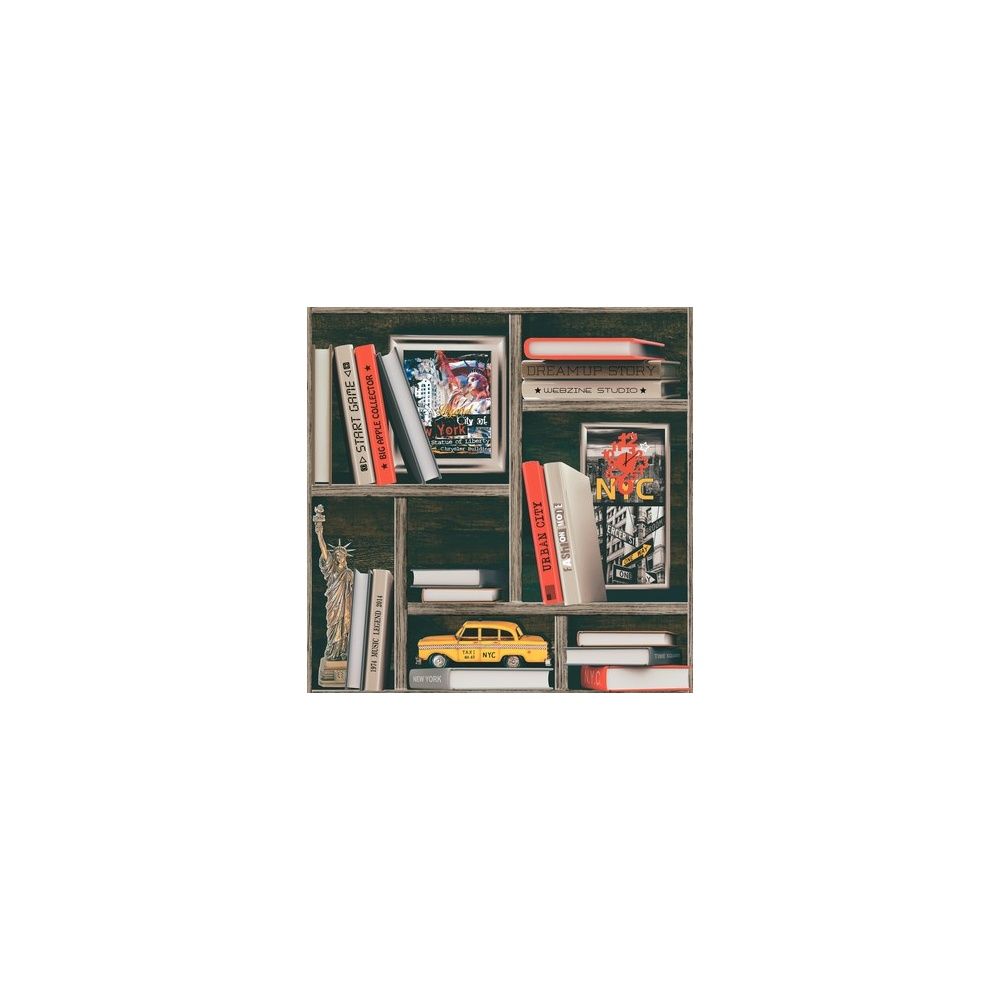 Bookcase - HD Wallpaper 