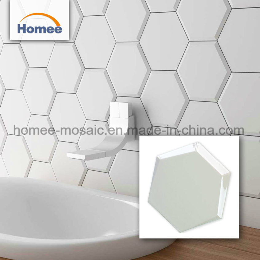 Hot Item Hexagon Backsplash Tiles Bathroom Walls Ceramic - Mosaic Wall Tiles For Bathroom - HD Wallpaper 