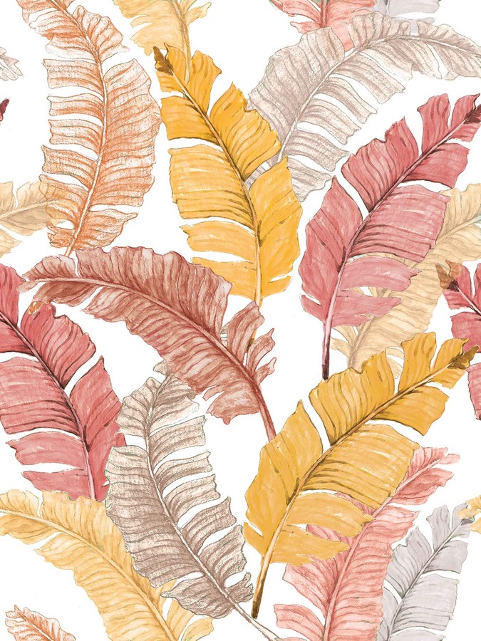 Tropical Banana Leaves - Tropical Leaves - HD Wallpaper 