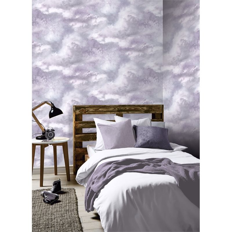 Arthouse Diamond Plain Lilac - HD Wallpaper 