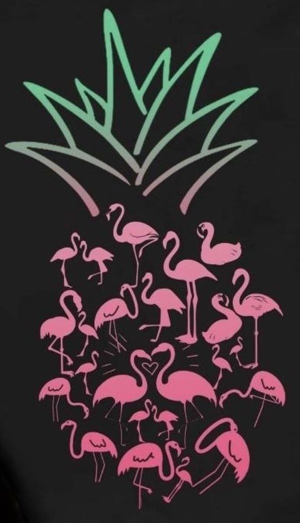Flamingo Pineapple Shirt - HD Wallpaper 