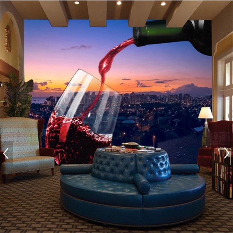 Plain Wallpaper Home Hotel Ristorante Moderno Red Wine - Wallpaper - HD Wallpaper 