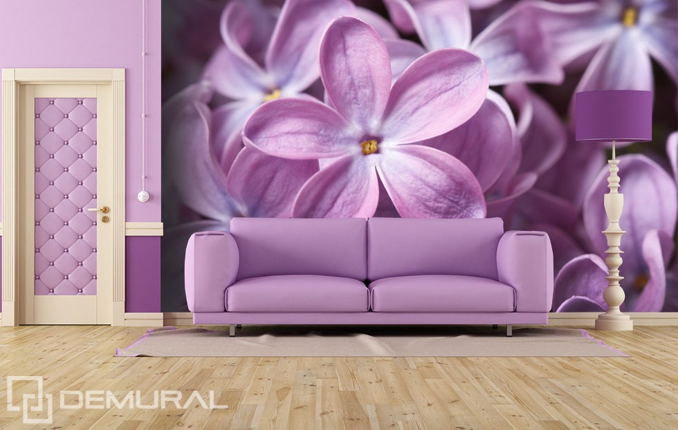 The Lilac Flower Flowers Wallpaper Mural Photo Wallpapers - Wallpaper - HD Wallpaper 