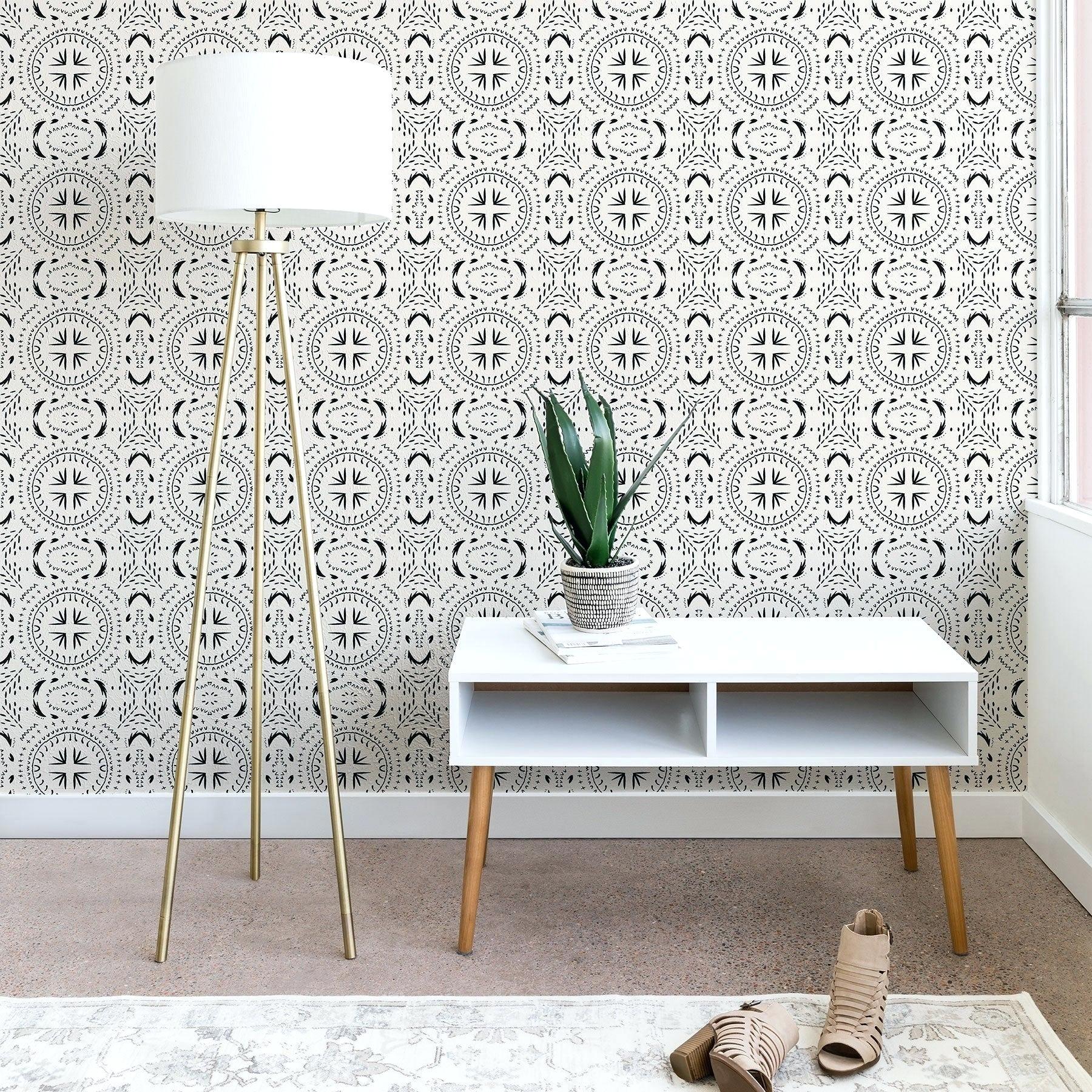 CHGCRAFT 36pcs 12 Styles Spanish Mediterranean Style Pattern Tile Stickers Waterproof Tile Stickers Square With Flower Pattern For Kitchen Bathroom Bedroom Wall Fireplace Floor Decoration
