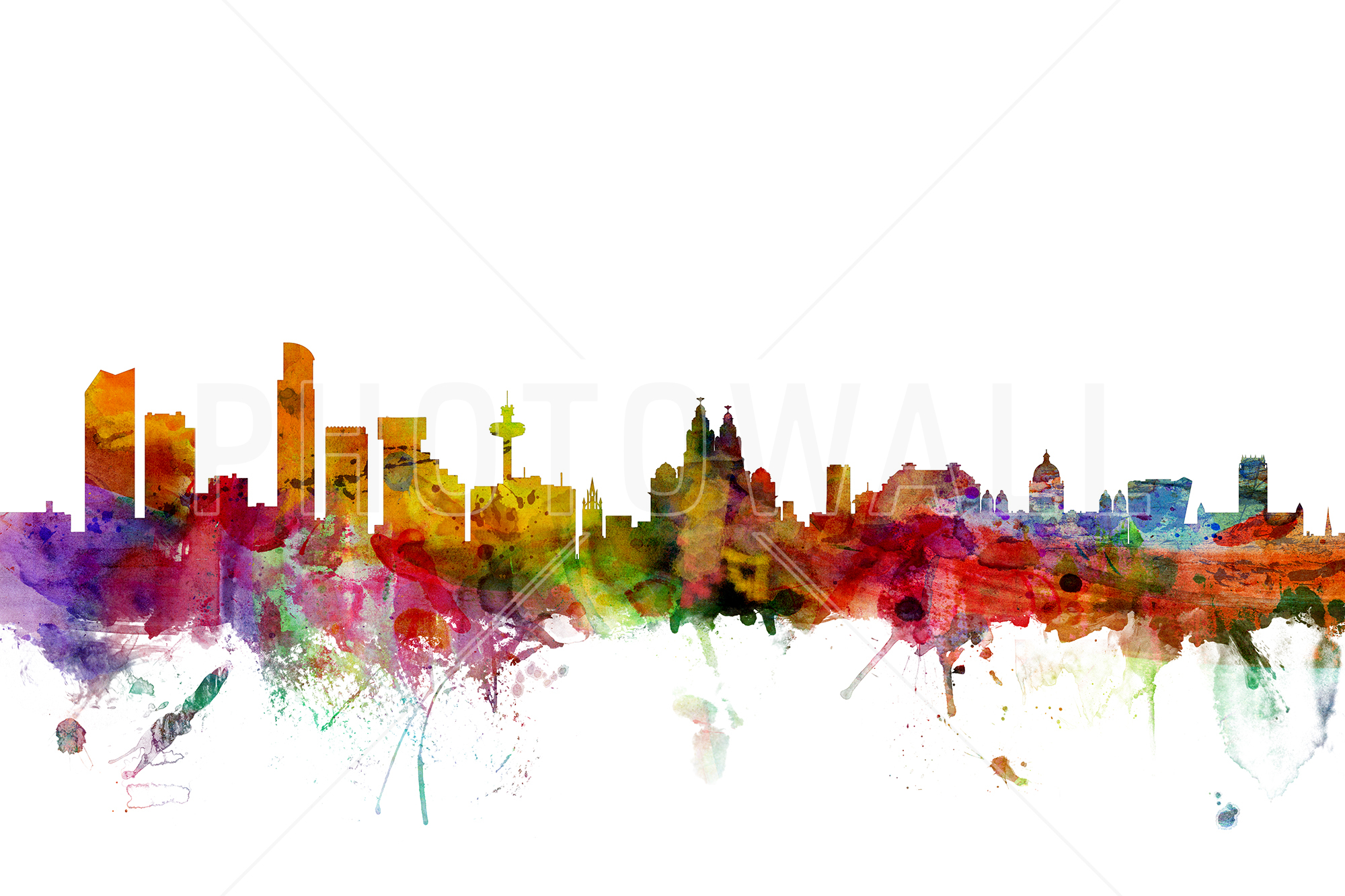 Liverpool Skyline - Wallpaper - Kitchen - Liverpool Skyline - HD Wallpaper 