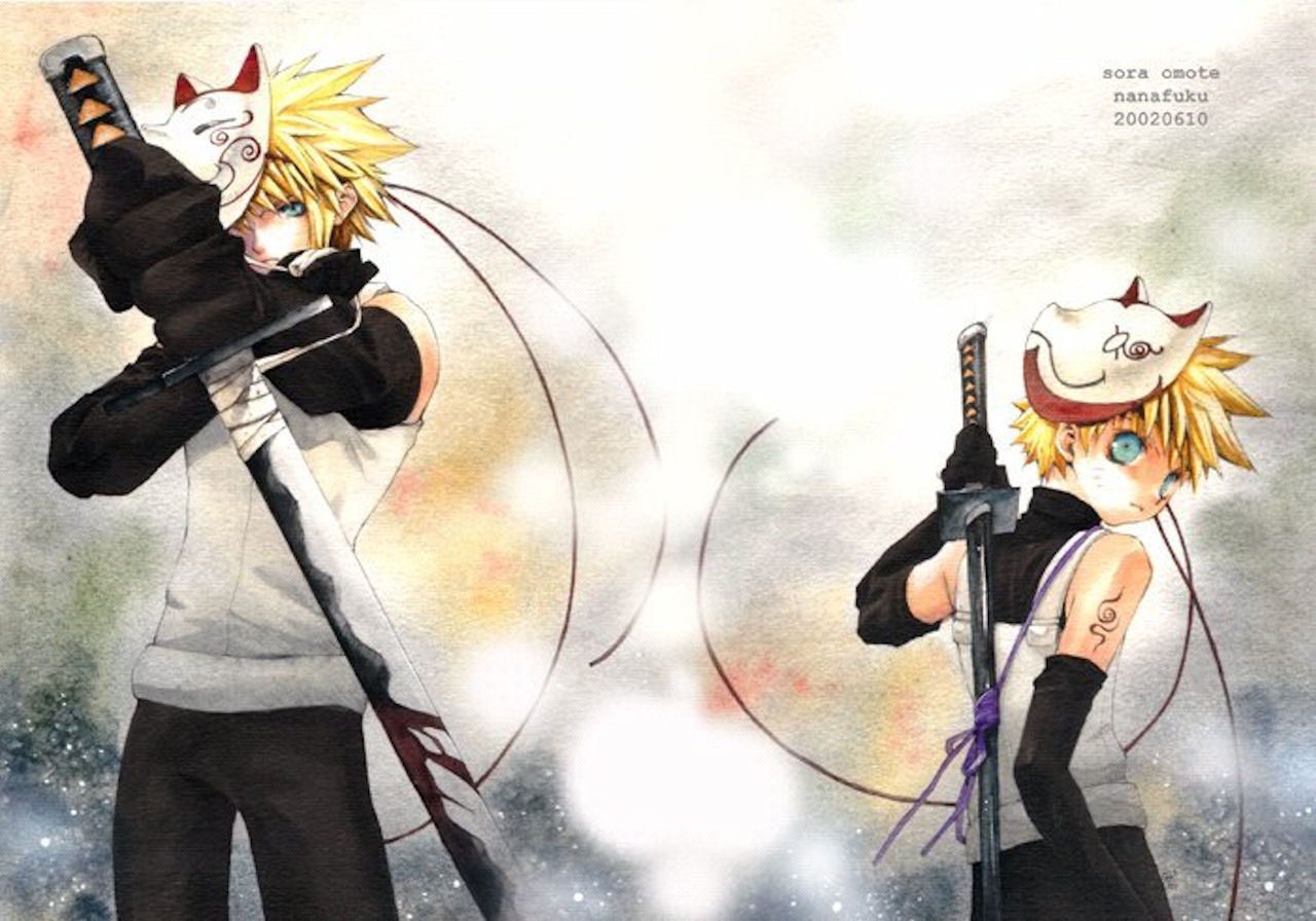 Wallpaper - Naruto As An Anbu - HD Wallpaper 