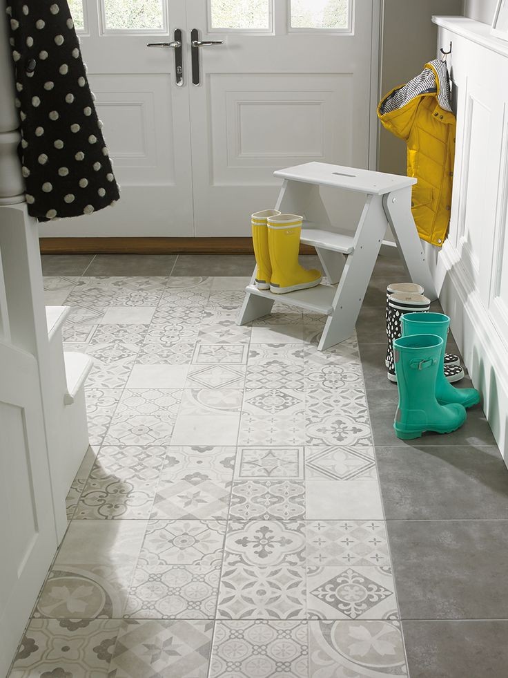 Homebase Laura Ashley Wallpaper - Atlas Patchwork Grey - HD Wallpaper 