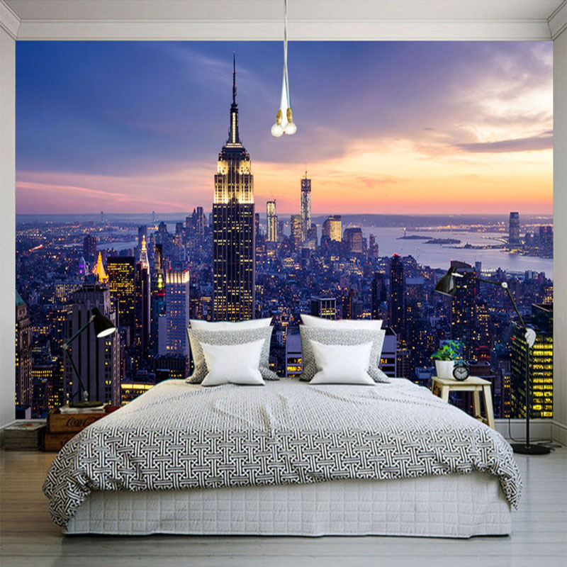 New York Landscape Wall - HD Wallpaper 
