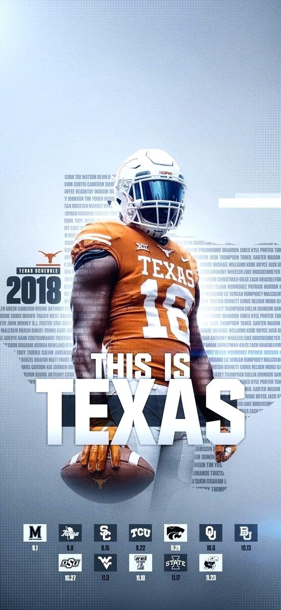 Texas Longhorns Wallpaper Football On Twitter Football - Texas Longhorns Football 2018 - HD Wallpaper 