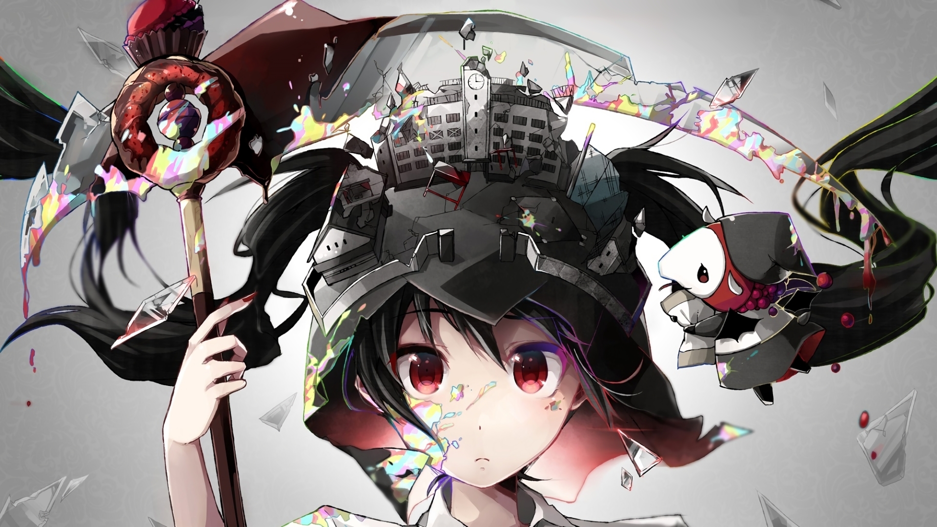 Anime Girl, Staff, Different Theme - Dream Killer Miku - 1920x1080 Wallpaper  